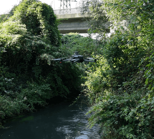 Détection d'un rejet en rivière