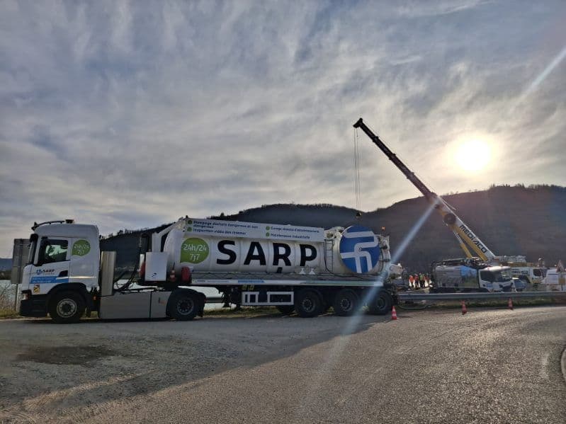 SARP Valence : intervention éclair sur le Rhône - 